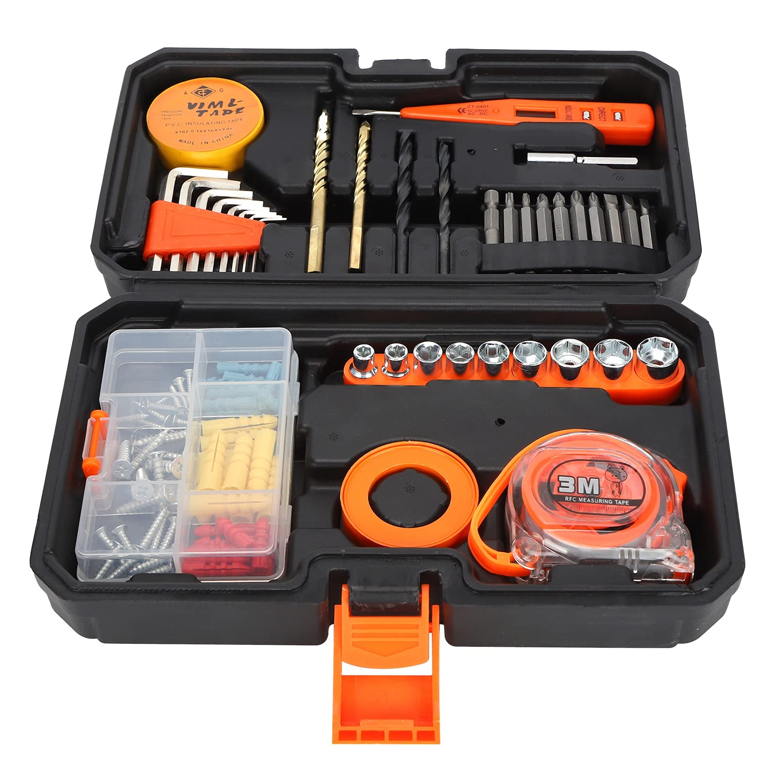 99-Piece Home Repair Tool Kit - Portable Multifunctional Hand Tool Set for DIY, Fixing & Household Repairs | Perfect for Home Maintenance, Renovations & Emergency Repairs