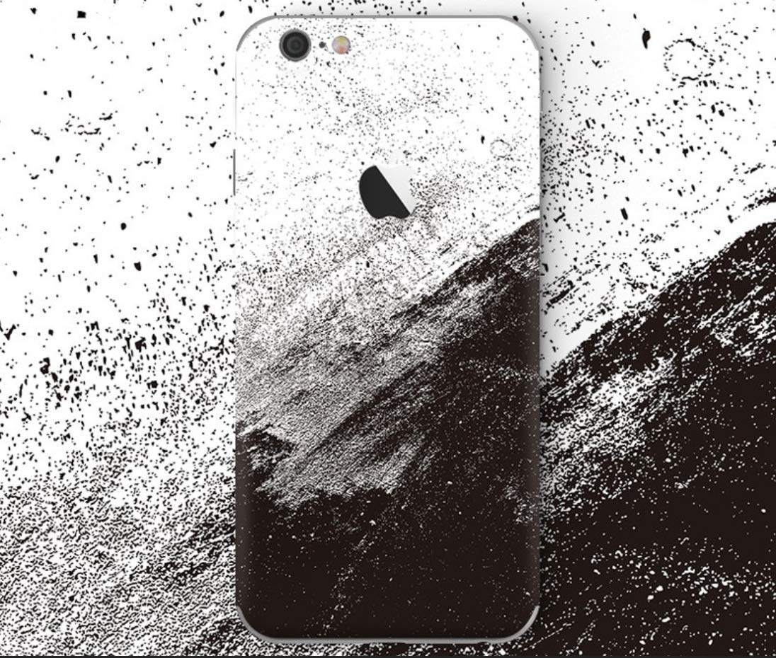 DowBier iPhone X Vinyl Skin Sticker - Anti-Scratch Decal with Flow Ink Design, Protective Bottom Cover for Apple iPhone X - Perfect for Daily Use, Travel & Style Protection