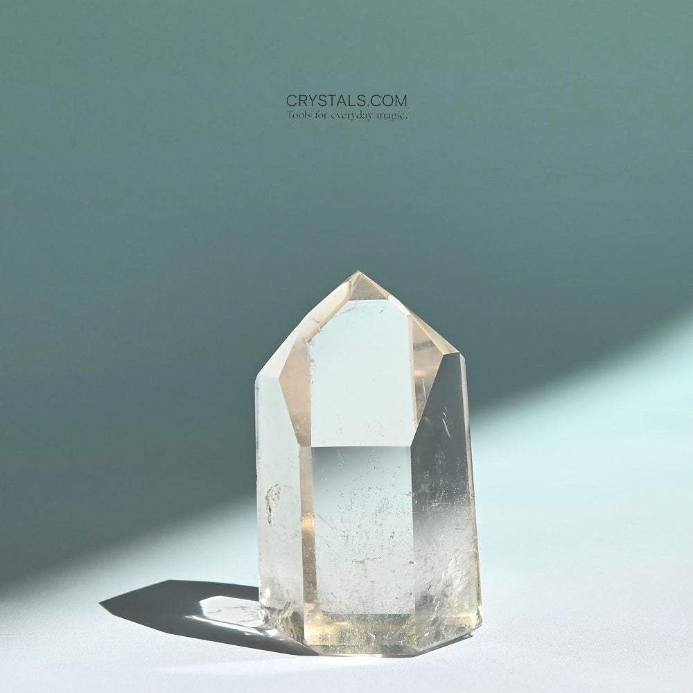 Natural Clear Quartz Crystal Point - Healing Stone for Meditation, Energy Cleansing & Chakra Balancing | Perfect for Home Decor, Yoga & Spiritual Practices
