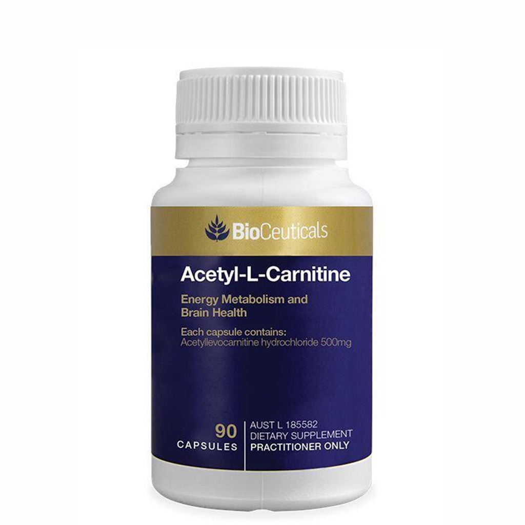 BioCeuticals Acetyl L-Carnitine Supplement - Supports Energy, Brain Function & Weight Management - Vegan & Non-GMO - Ideal for Fitness, Mental Clarity & Healthy Metabolism