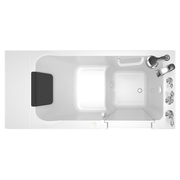 2848 Series 28W x 48L Acrylic Walk-In Air Spa Bathtub with Right Hand Drain & Faucet - Perfect for Home Relaxation and Luxury Bathroom Upgrade
