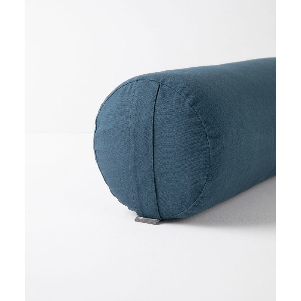 Half Moon Cylindrical Yoga Bolster for Meditation, Stretching & Support – Premium Foam Cushion for Yoga, Pilates & Physical Therapy at Home or Studio