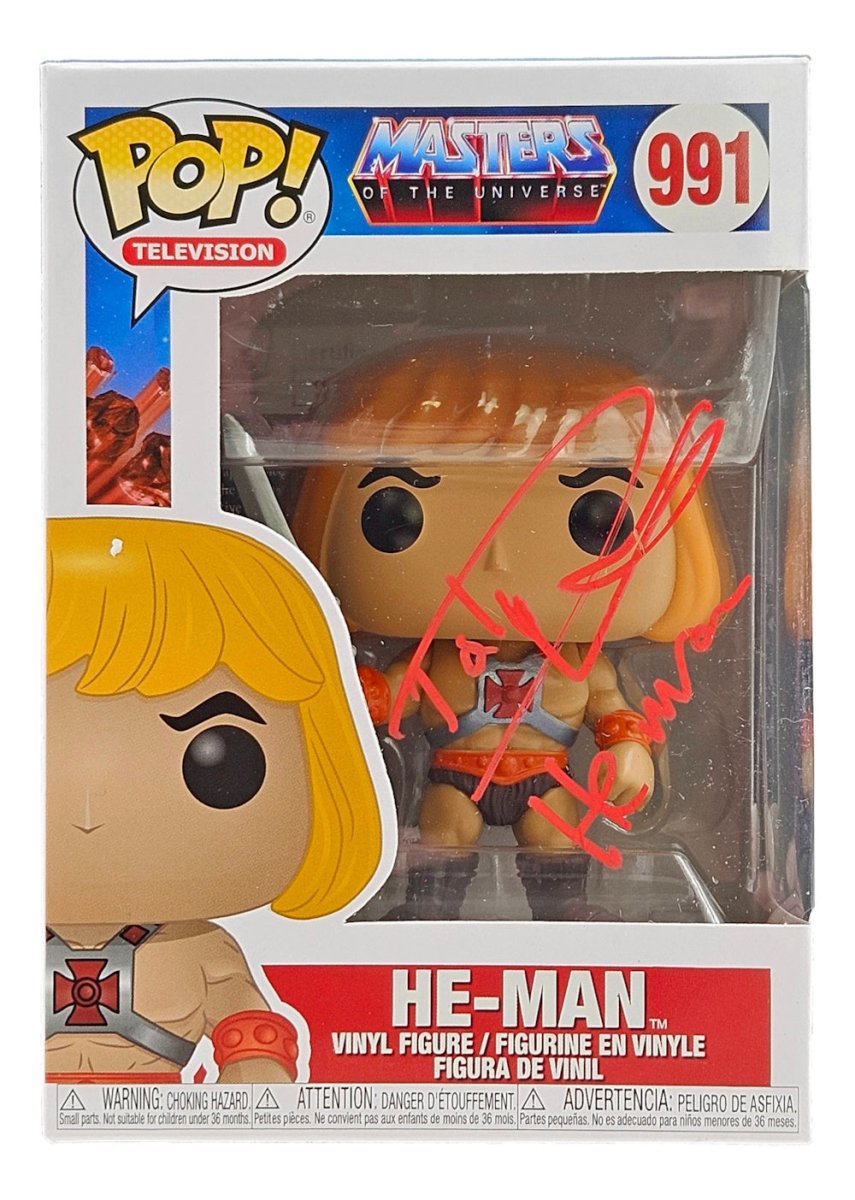 Dolph Lundgren Signed He-Man Funko Pop #991 - Authentic JSA ITP Certified - Perfect for Collectors, Gifts & Movie Memorabilia Displays