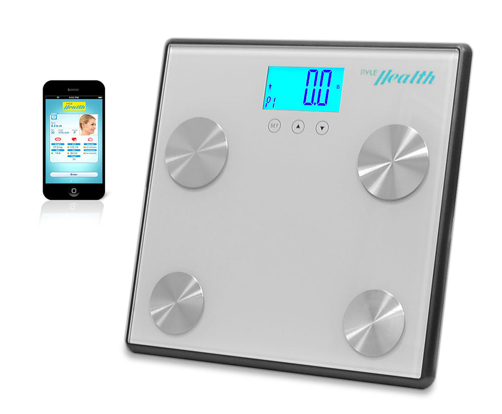 Smart Bluetooth Digital Body Weight Scale with App Sync - Track BMI, Fat & Muscle Mass for Home Gym & Fitness Goals
