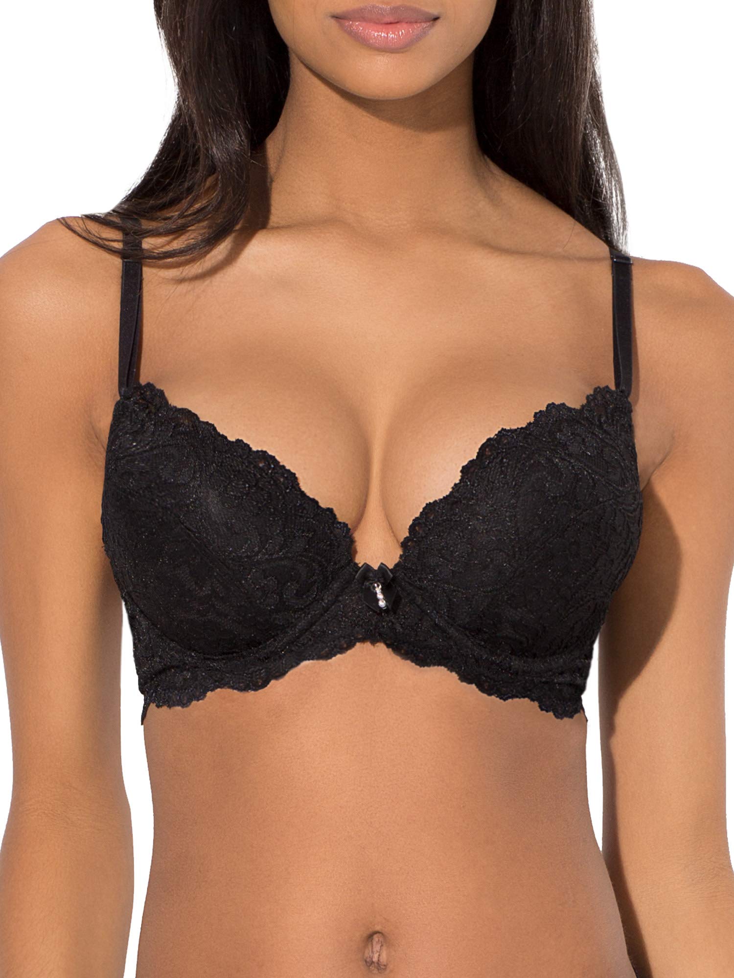 Smart & Sexy Women's Maximum Cleavage Underwire Push Up Bra - Single & 2-Pack Options | Perfect for Date Nights, Special Occasions & Everyday Confidence Boost