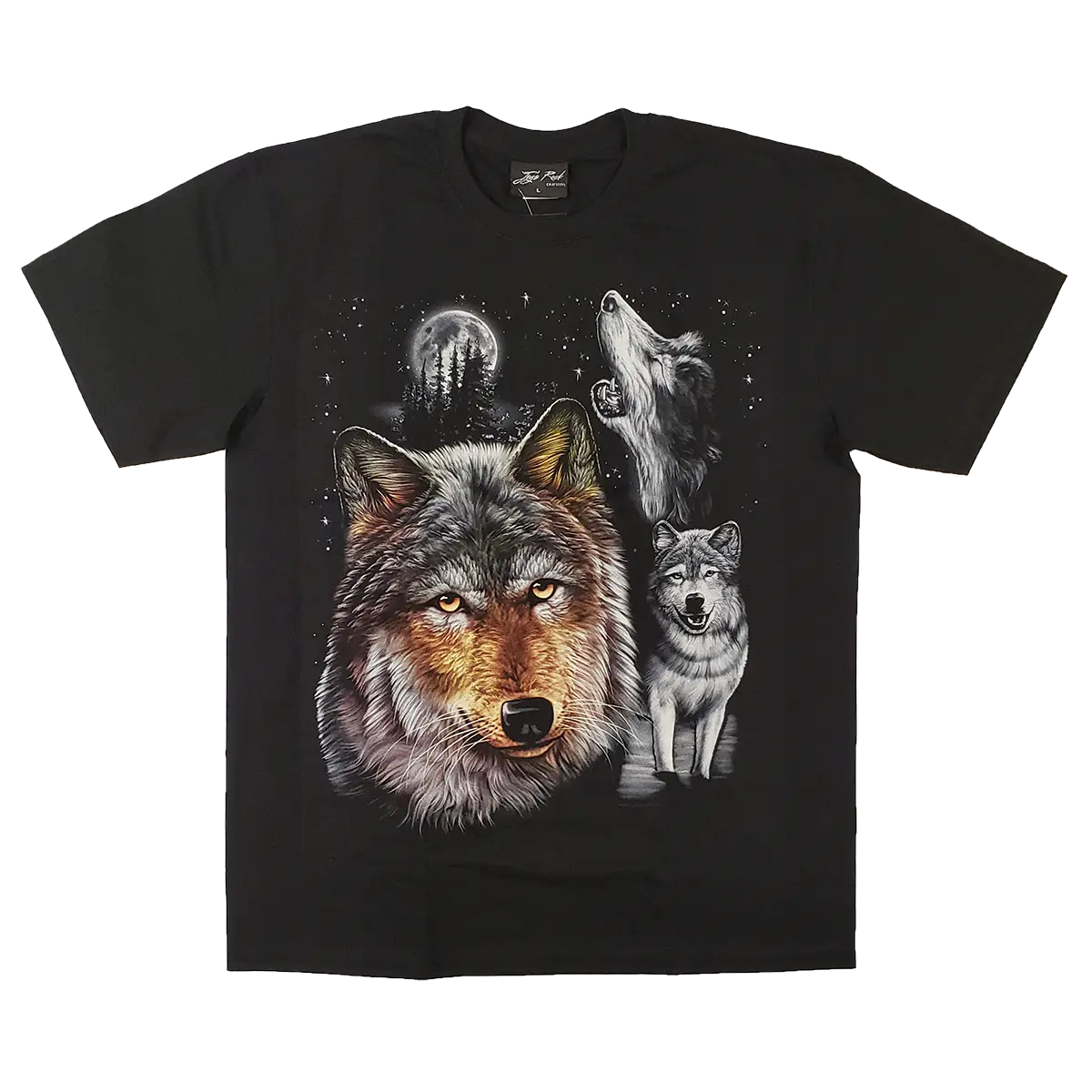 Sofari Collection Men's Wolf Graphic T-Shirt - Comfortable Cotton Tee for Casual Wear, Outdoor Adventures, and Street Style Fashion