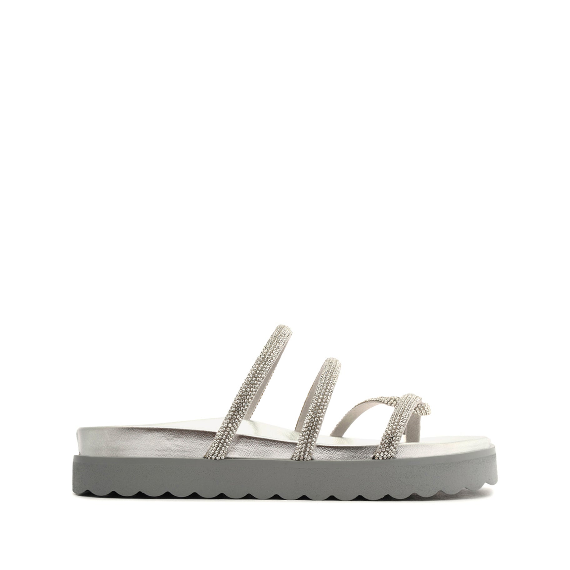 Phoebe Sporty Metallic Nappa Leather Sandals for Women - Comfortable Summer Walking Shoes for Beach, Vacation & Casual Outfits