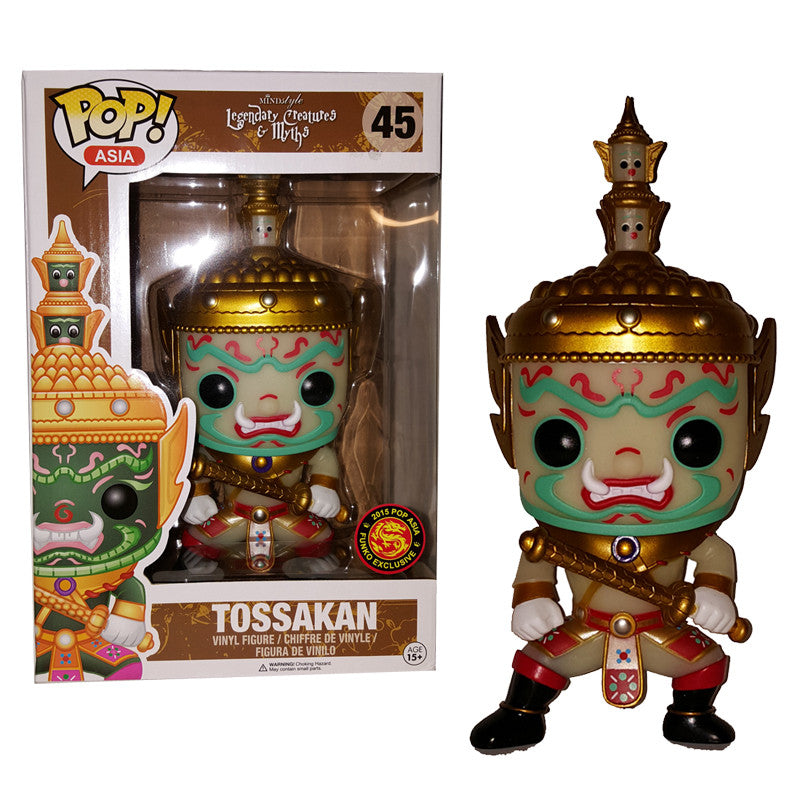**Glow in the Dark Asia Pop! Vinyl Figure - Tossakan (Legendary Creatures & Myths Exclusive) - Perfect for Collectors, Home Decor & Gifts**