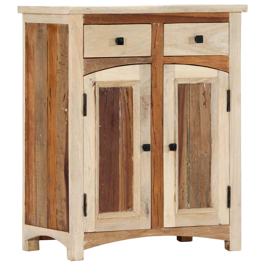 Modern Solid Reclaimed Wood Storage Cabinet 23.6