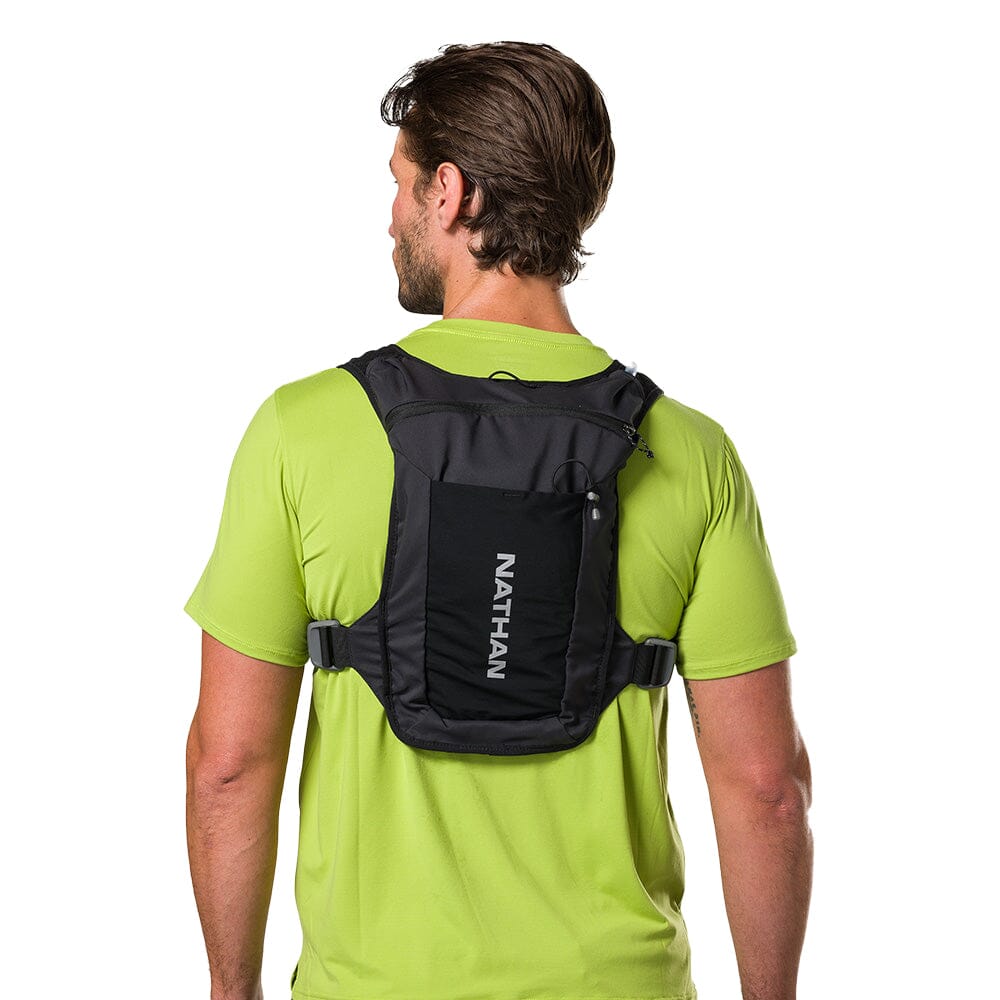 Nathan QuickStart 3.0 4 Liter Hydration Pack - Lightweight Running Water Backpack for Hiking, Cycling & Outdoor Sports | BPA-Free Hydration Bladder with Insulated Tube