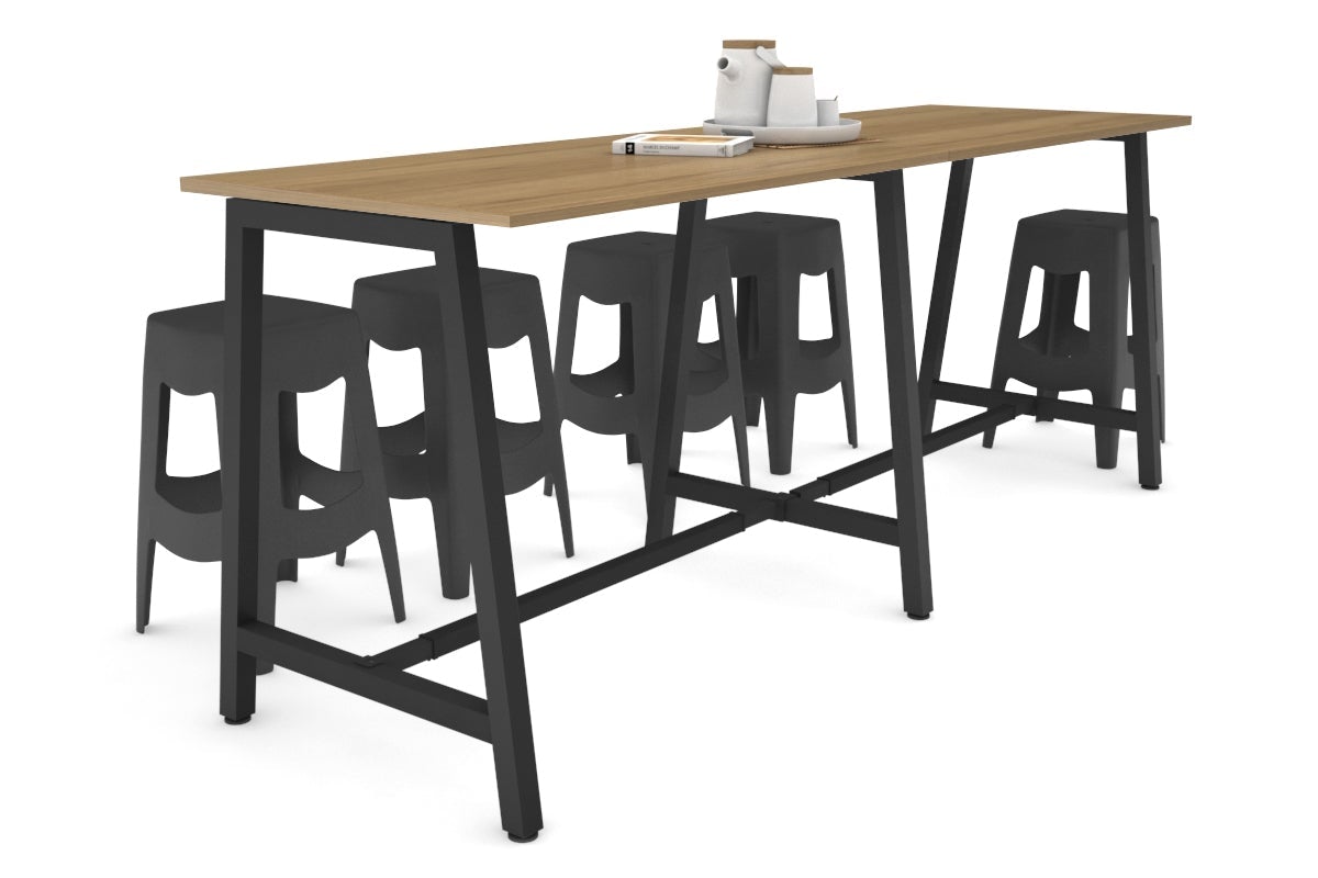 Quadro A Legs Large Counter Table 2400L x 700W - Heavy Duty Metal Frame for Restaurant, Bar, Kitchen & Commercial Use