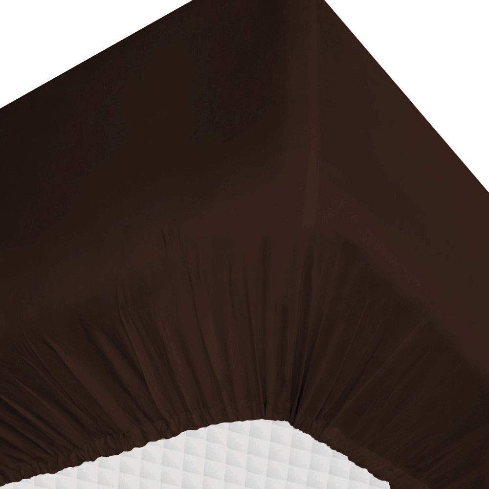 Premium Egyptian Cotton 800 Thread Count Twin XL Fitted Sheet - 15 Inch Deep Pocket, Ultra Soft & Breathable - Perfect for Dorms, Guest Rooms & Cozy Bedrooms