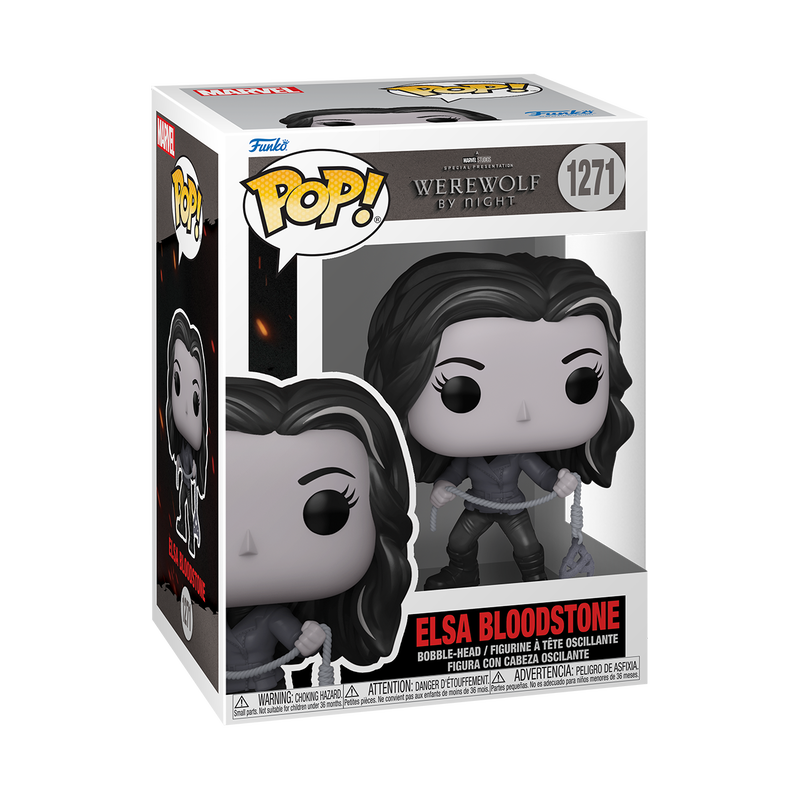Elsa Bloodstone Funko Pop Marvel 1271 Collectible Vinyl Figure with Protector Case - Perfect for Marvel Fans, Collectors, and Display in Home or Office