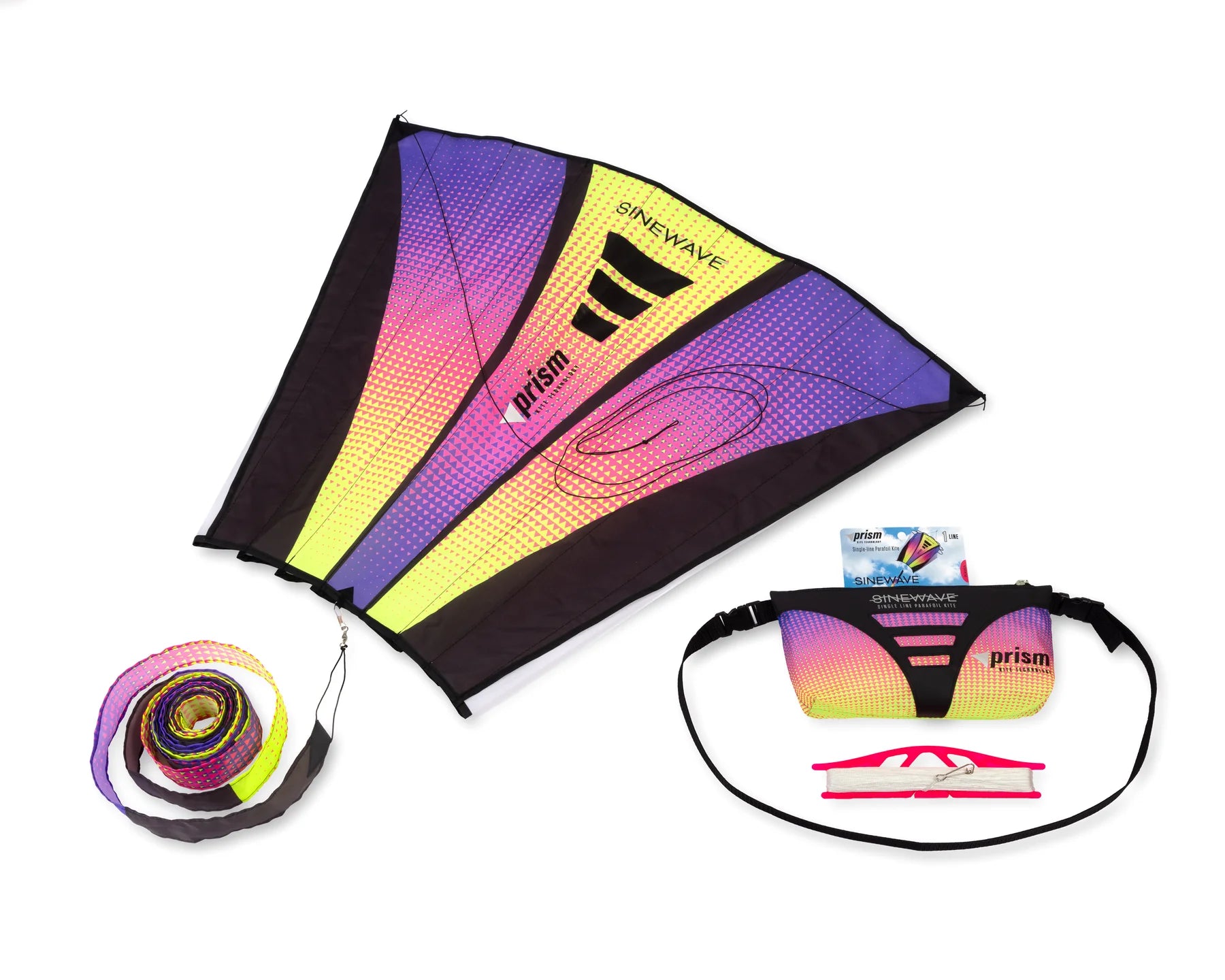 Prism Sinewave Kite - High Performance Stunt Kite with Plasma Design | Perfect for Beach Flying, Park Sports & Outdoor Adventures