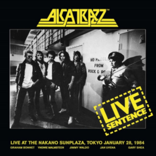 Alcatrazz Live Sentence CD Featuring Graham Bonnet & Yngwie J. Malmsteen | Classic Rock Album for Music Collectors & Concert Enthusiasts