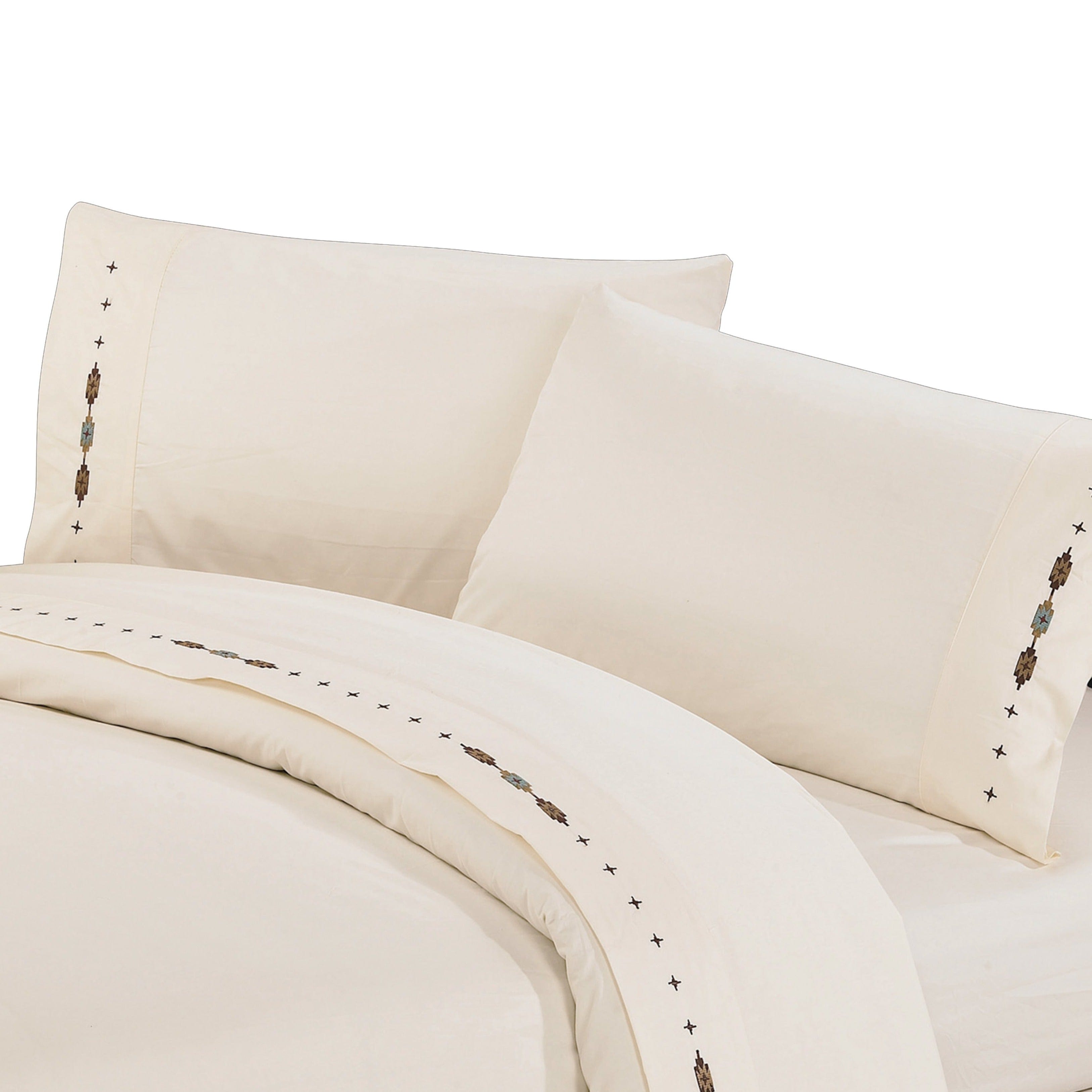 Premium 350 Thread Count Socorro Sheet Set - Soft & Breathable Cotton Bed Sheets for Ultimate Comfort - Perfect for Master Bedroom, Guest Room & Dorm Use