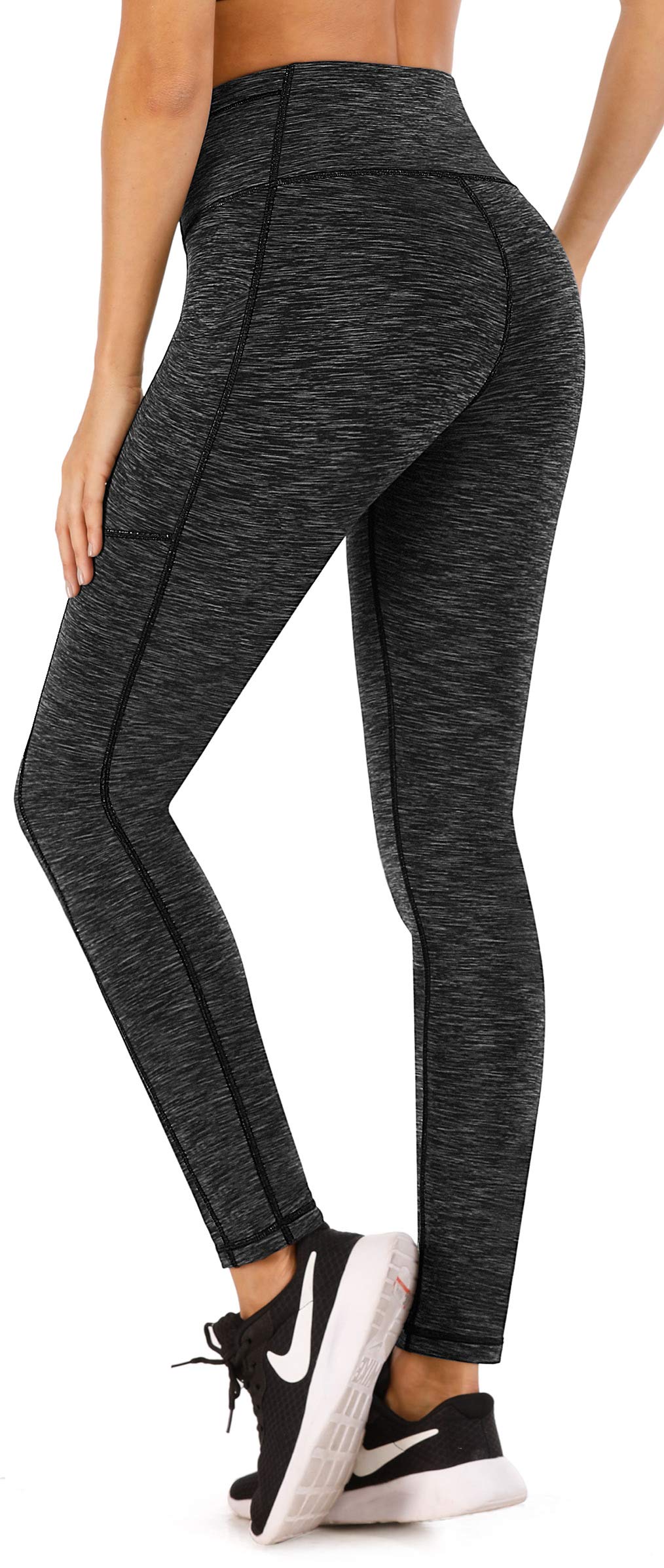 IUGA High Waist Yoga Pants with Pockets for Women - 4-Way Stretch Workout Leggings | Perfect for Yoga, Gym & Running