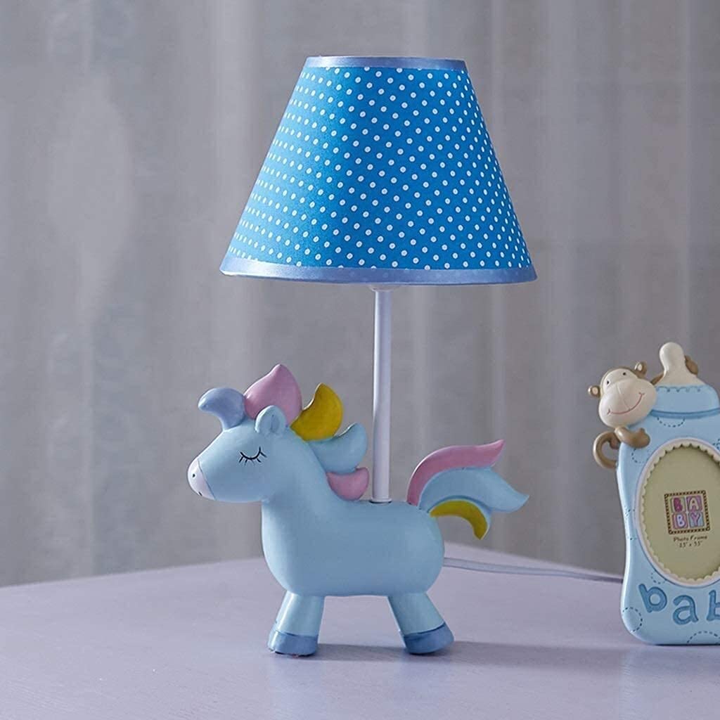 YeSBTx Cartoon Table Lamp for Kids Room - Bedside Reading Lamp with Button Switch, Warm White Light for Bedroom, Study Desk, and Nightstand - Perfect for Children's Bedroom Decor and Cozy Nighttime Reading
