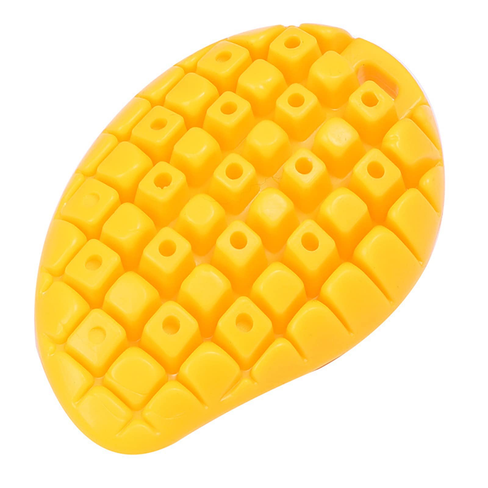 Durable Mango-Shaped Dog Chew Toy - Natural Rubber Puppy Teething & Teeth Cleaning Toy for Aggressive Chewers - Perfect for Puppy Teething Relief, Dental Care, and Playtime Fun