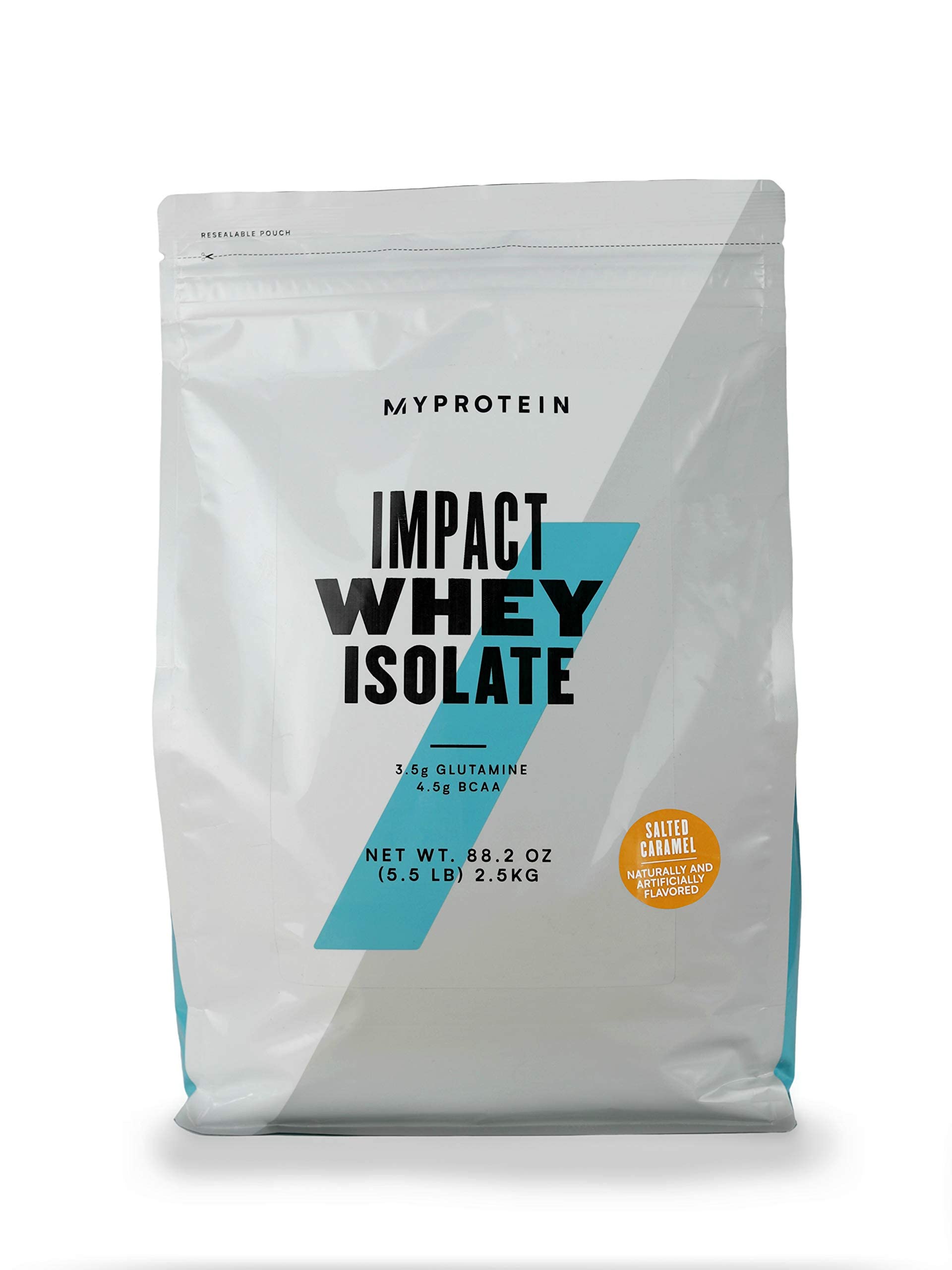 Myprotein® Impact Whey Isolate Protein Powder - 5.5lb Caramel Flavored Whey Protein Supplement for Muscle Recovery & Performance - Ideal for Post-Workout Shakes, Smoothies & Healthy Breakfasts