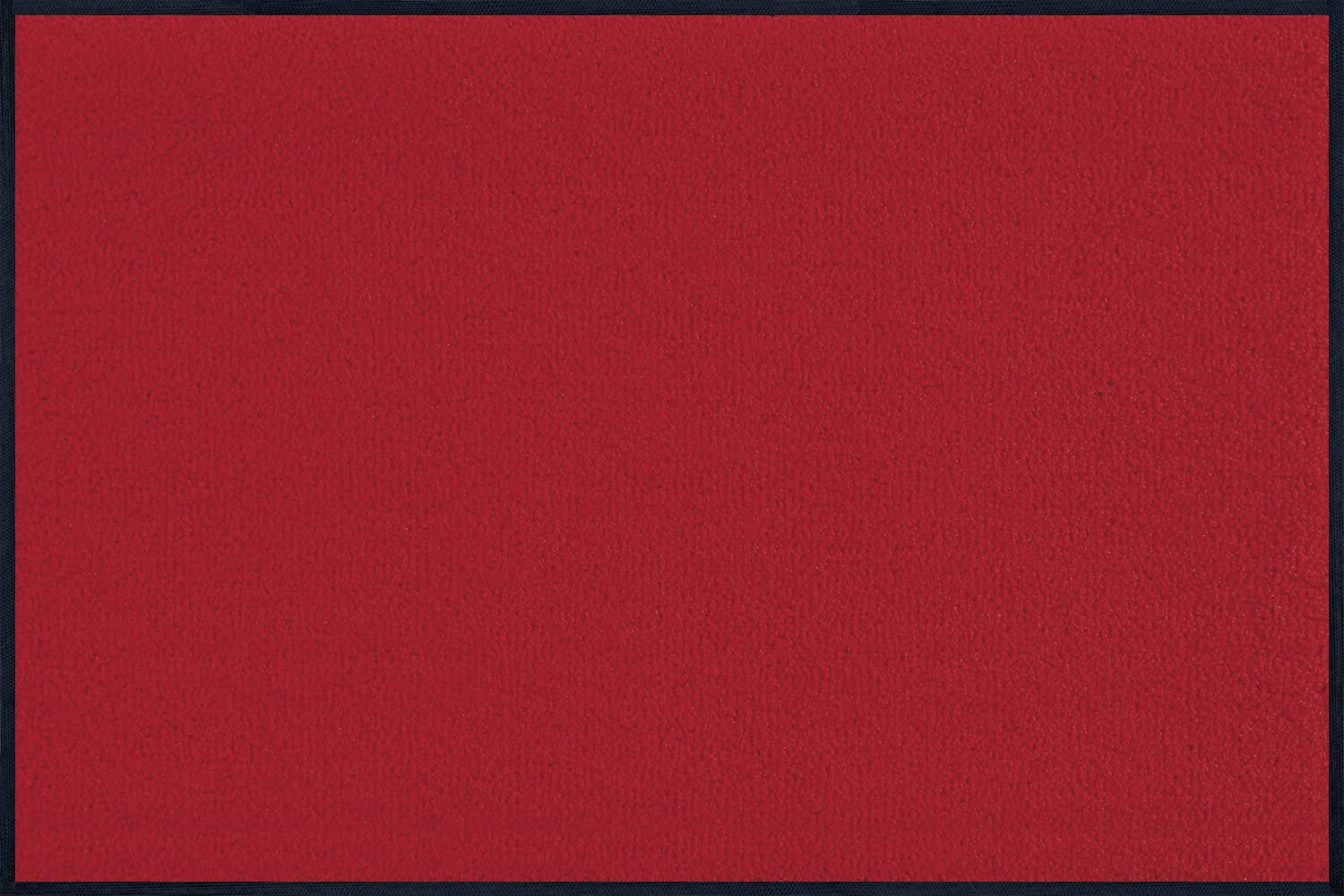 Wash+Dry Original Plain Color Floor Mats - Machine Washable & Tumble Dry Safe - 60x90cm Scarlet Red - Perfect for Kitchen, Bathroom & Entryway