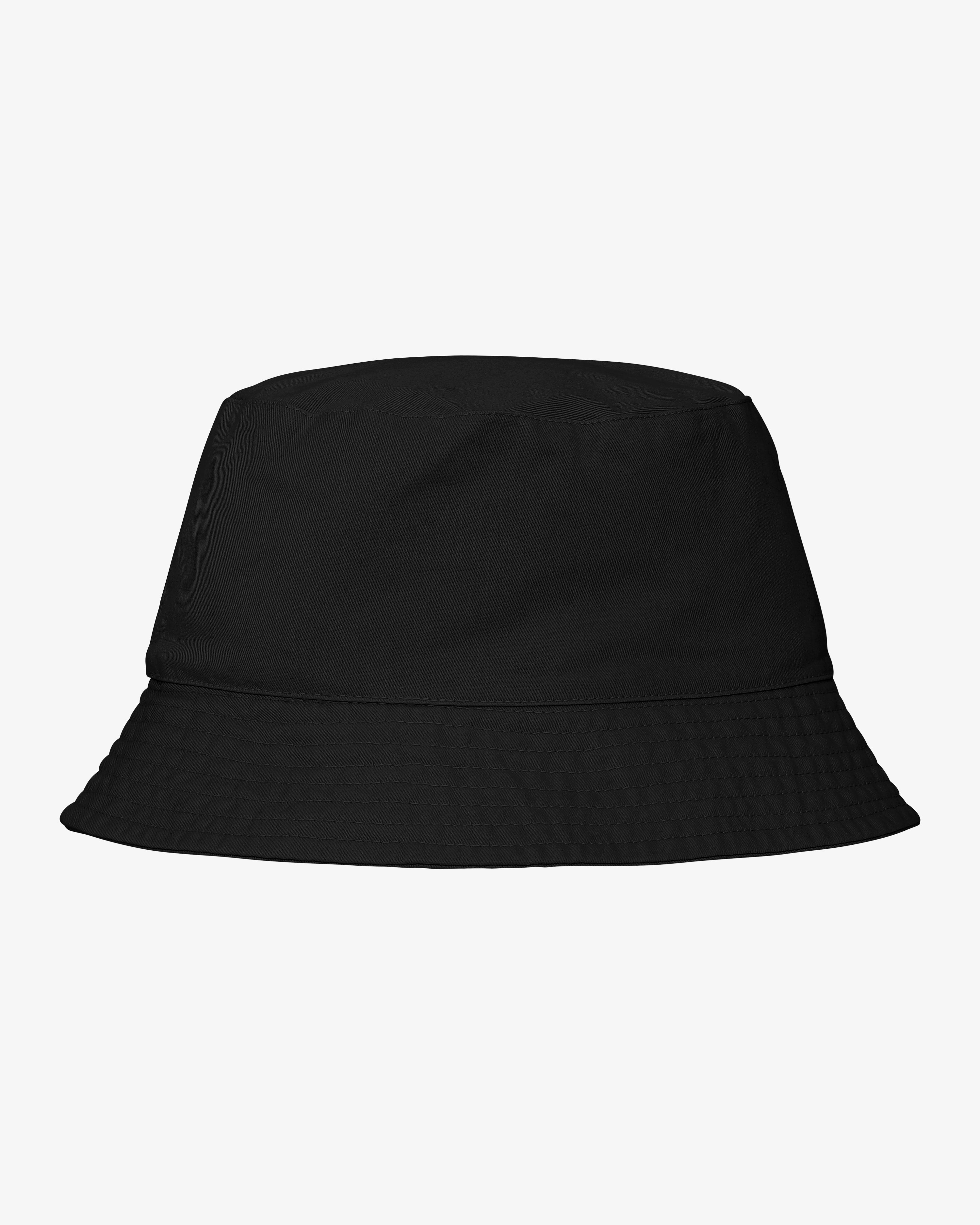 Organic Cotton Bucket Hat for Men & Women - Breathable Sun Protection Deep Black - Perfect for Beach, Hiking & Outdoor Activities
