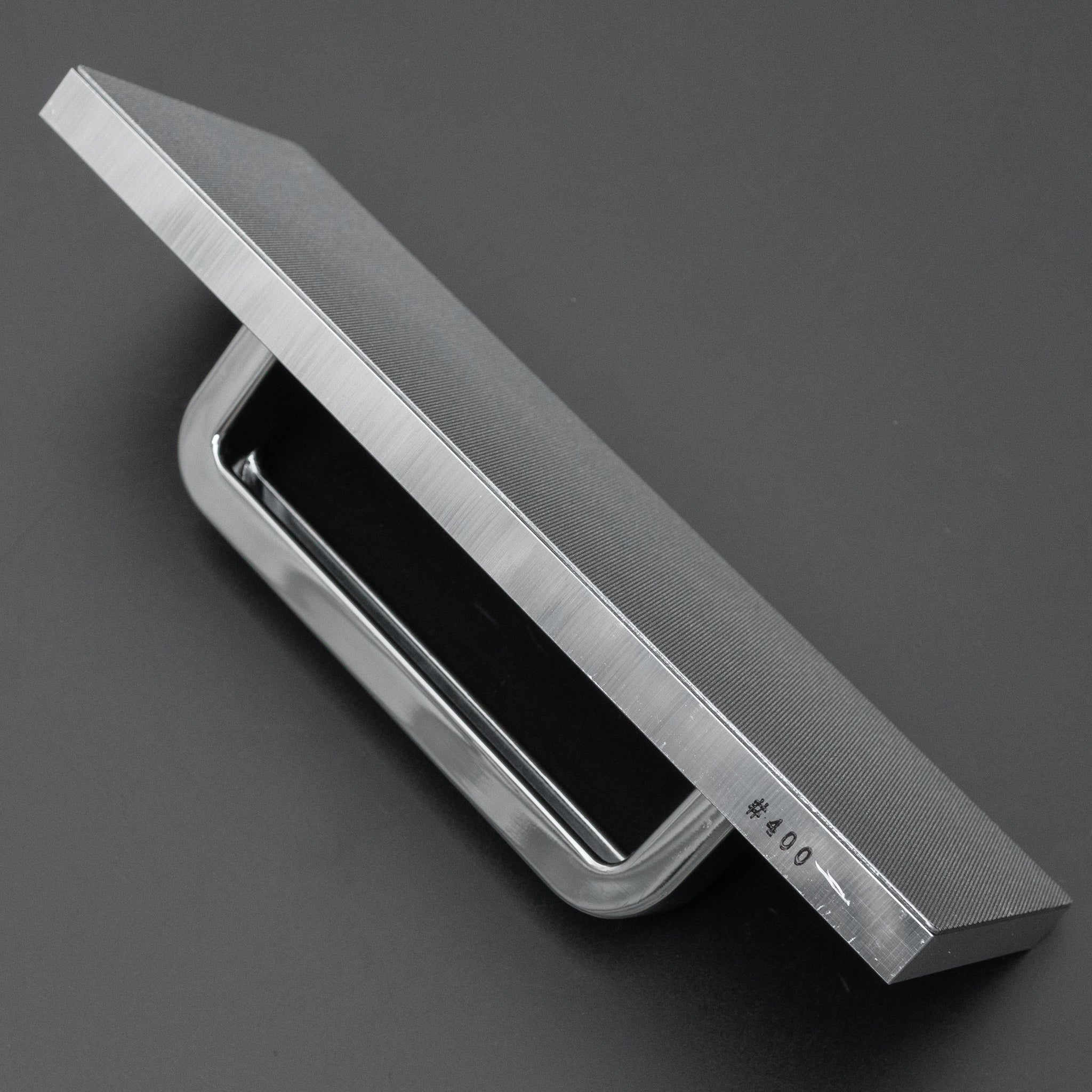 Atoma Diamond Lapping Plate #400 Grit with Handle - Professional Sharpening & Honing Tool for Knives, Chisels, and Woodworking Tools - Perfect for Workshop, Kitchen, and DIY Projects