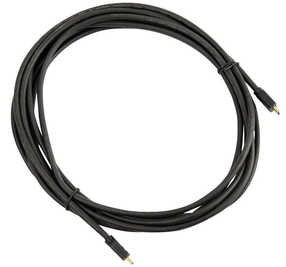 12 Ft HDMI Type D (Micro) Male to HDMI Cable - High Speed 4K 60Hz HDR - for Laptop, TV, Monitor, Gaming Console & Home Theater Setup