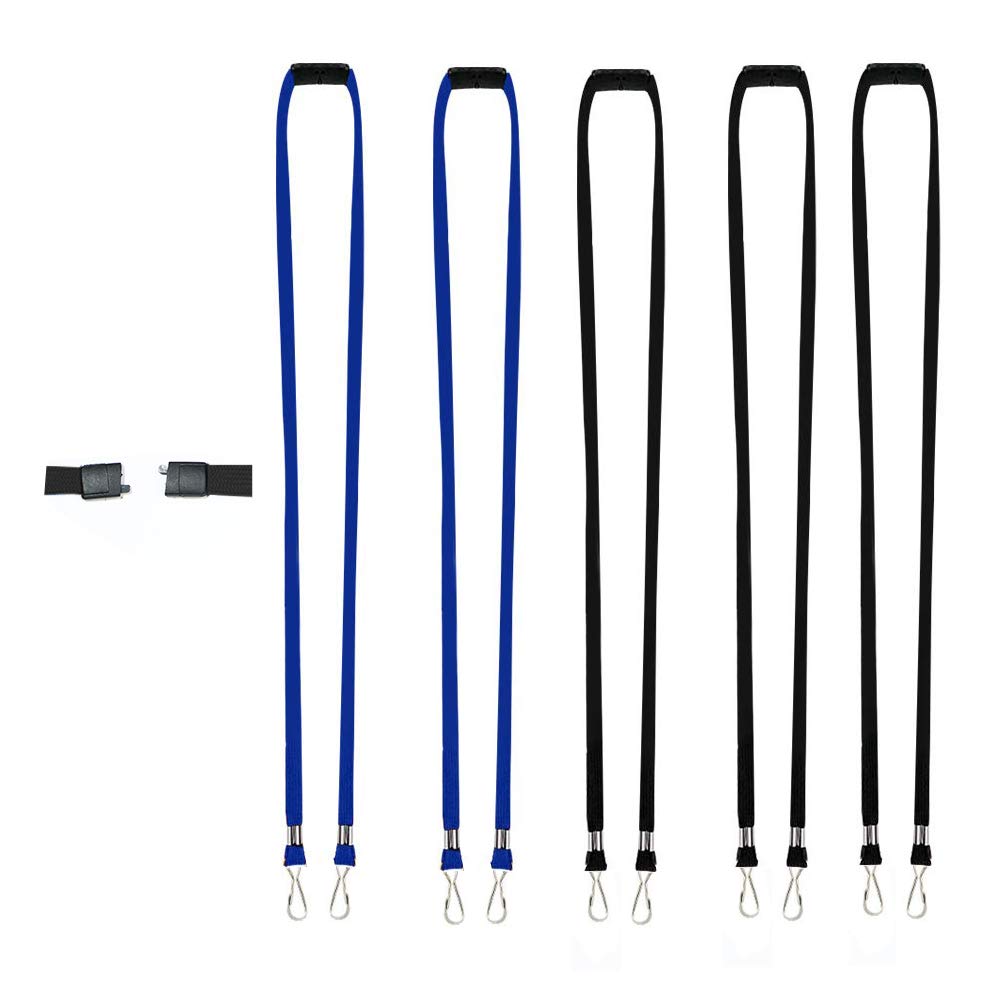 Kids & Adults Breakaway Mask Lanyard with Safety Clasp - for School, Work & Travel