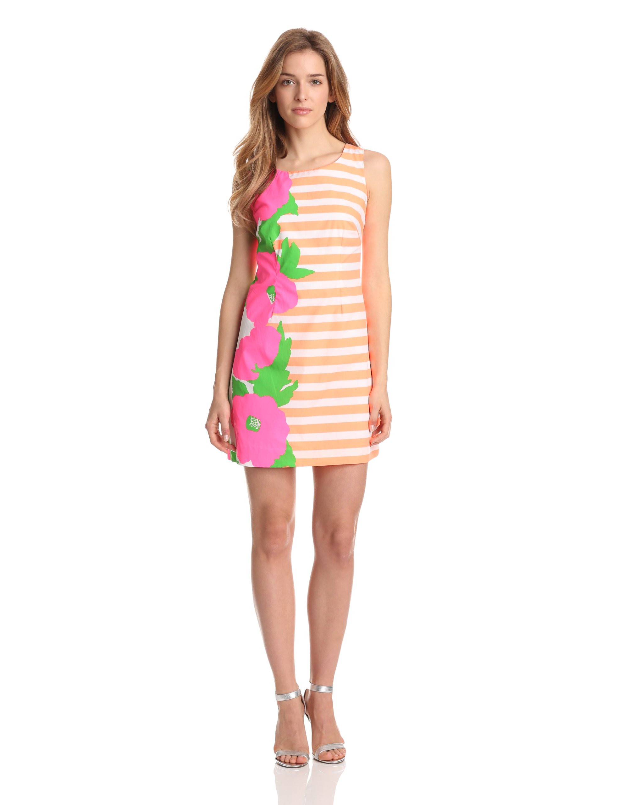 Lilly Pulitzer Women's Delia Dress - Floral Print Summer Sundress for Beach, Vacation & Casual Wear | Lightweight & Comfortable