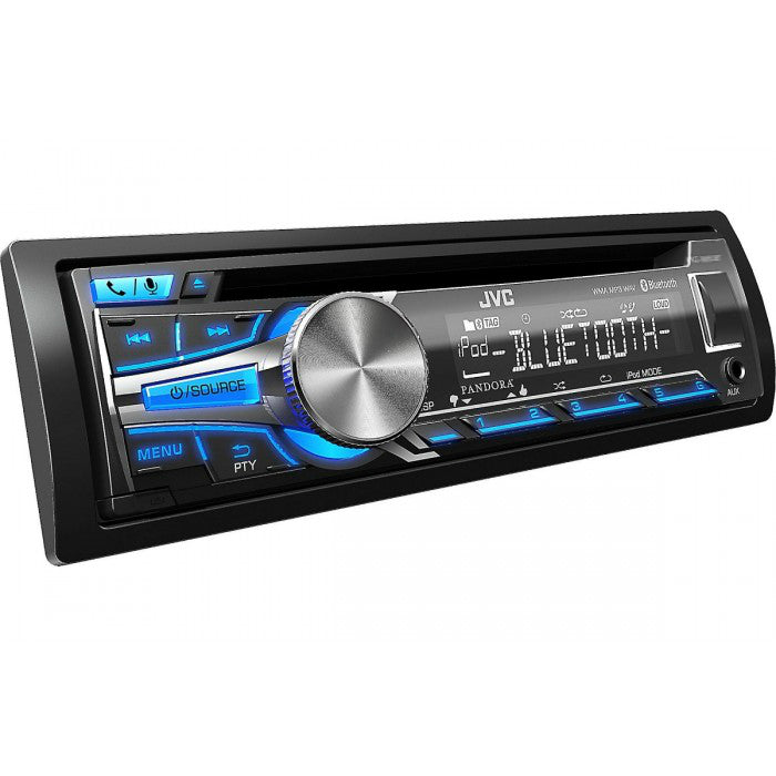 JVC KD-SR80BT Bluetooth Car Stereo Receiver - Wireless Music Streaming, Hands-Free Calling, USB/AUX Input for Cars, Trucks & SUVs - Perfect for Road Trips & Commuting