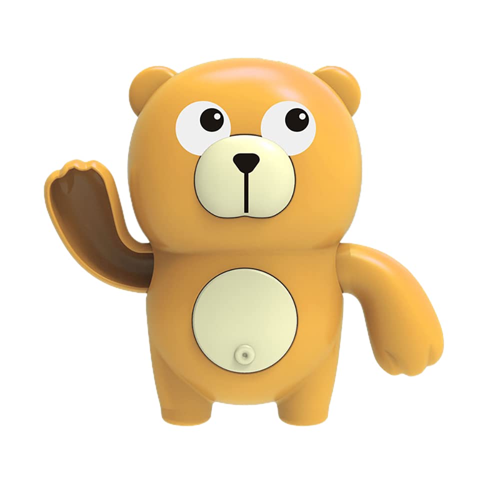 Wind-Up Swimming Bear Bath Toy - Floating Water Toy for Kids, Bathtub & Pool Fun - Cute Yellow Bear Tub Toy for Toddlers & Babies - Perfect for Bath Time, Playtime & Learning to Swim