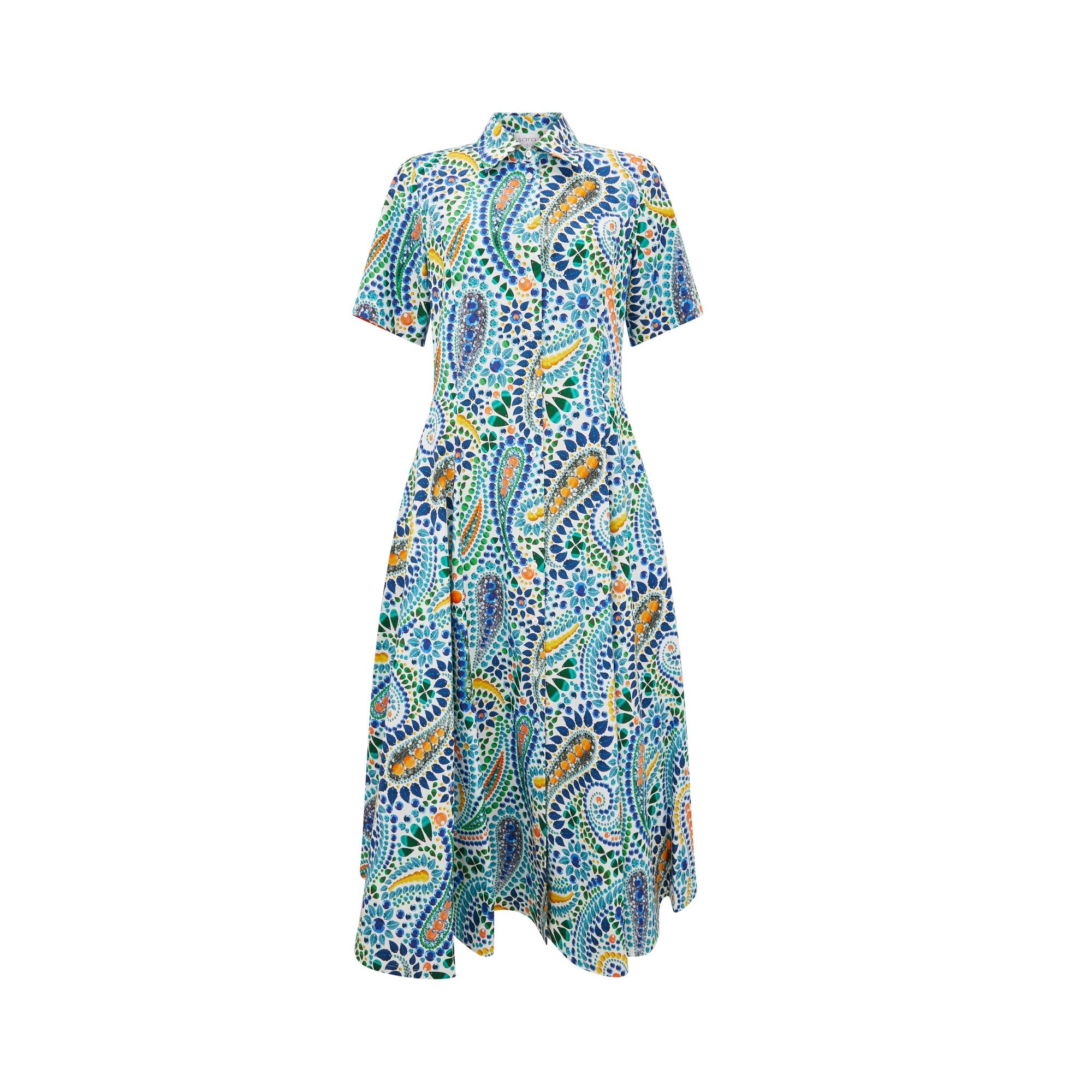 Stylish Margery Paisley Poplin Dress for Women | Floral Printed Summer Dress | Perfect for Casual Outings, Beach Vacations & Date Nights
