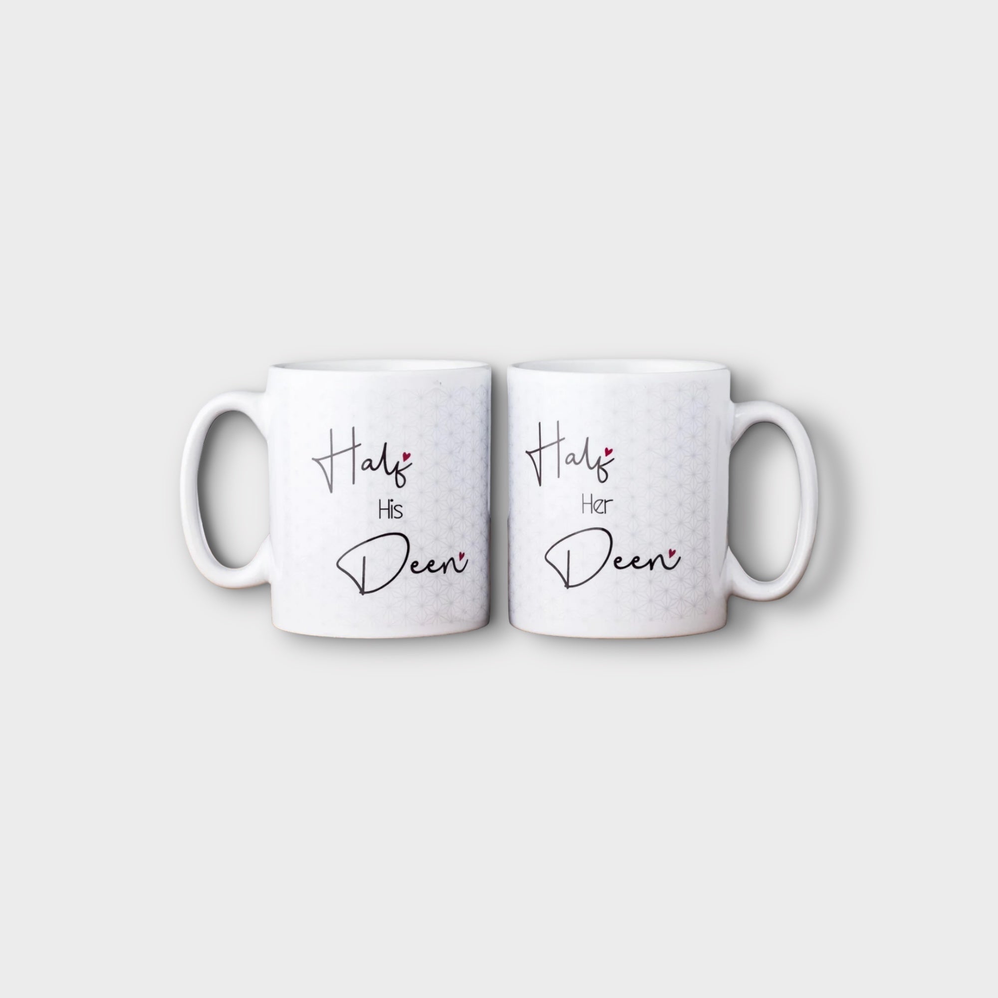 His and Her Coffee Mug Set - Perfect for Couples, Anniversaries & Romantic Gifts - Ideal for Morning Coffee, Tea or Hot Chocolate at Home