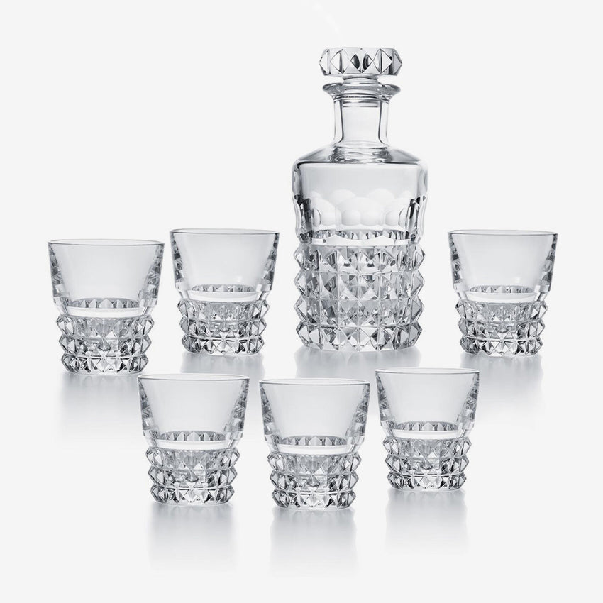 Baccarat Crystal Louxor Bar Set - Luxury 12-Piece Glassware for Cocktails, Wine & Whiskey - Perfect for Home Bars, Parties & Gifts