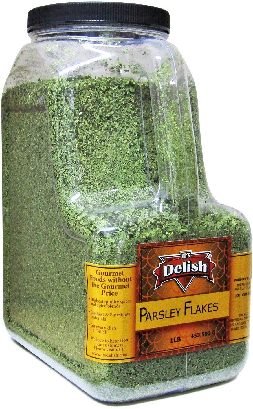 Premium Dried Parsley Flakes 1 LB Bulk - Restaurant Grade Culinary Herb for Cooking, Seasoning & Garnishing - Perfect for Soups, Salads, Pasta & Mediterranean Dishes