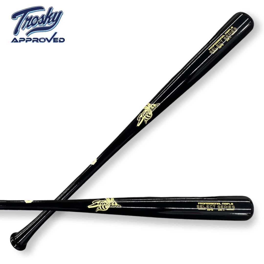 Select Series Stinger Pro Grade Wood Baseball Bat - Professional Maple Wood Bat for Baseball Players, Training & Games - Perfect for Youth, High School & Adult Leagues
