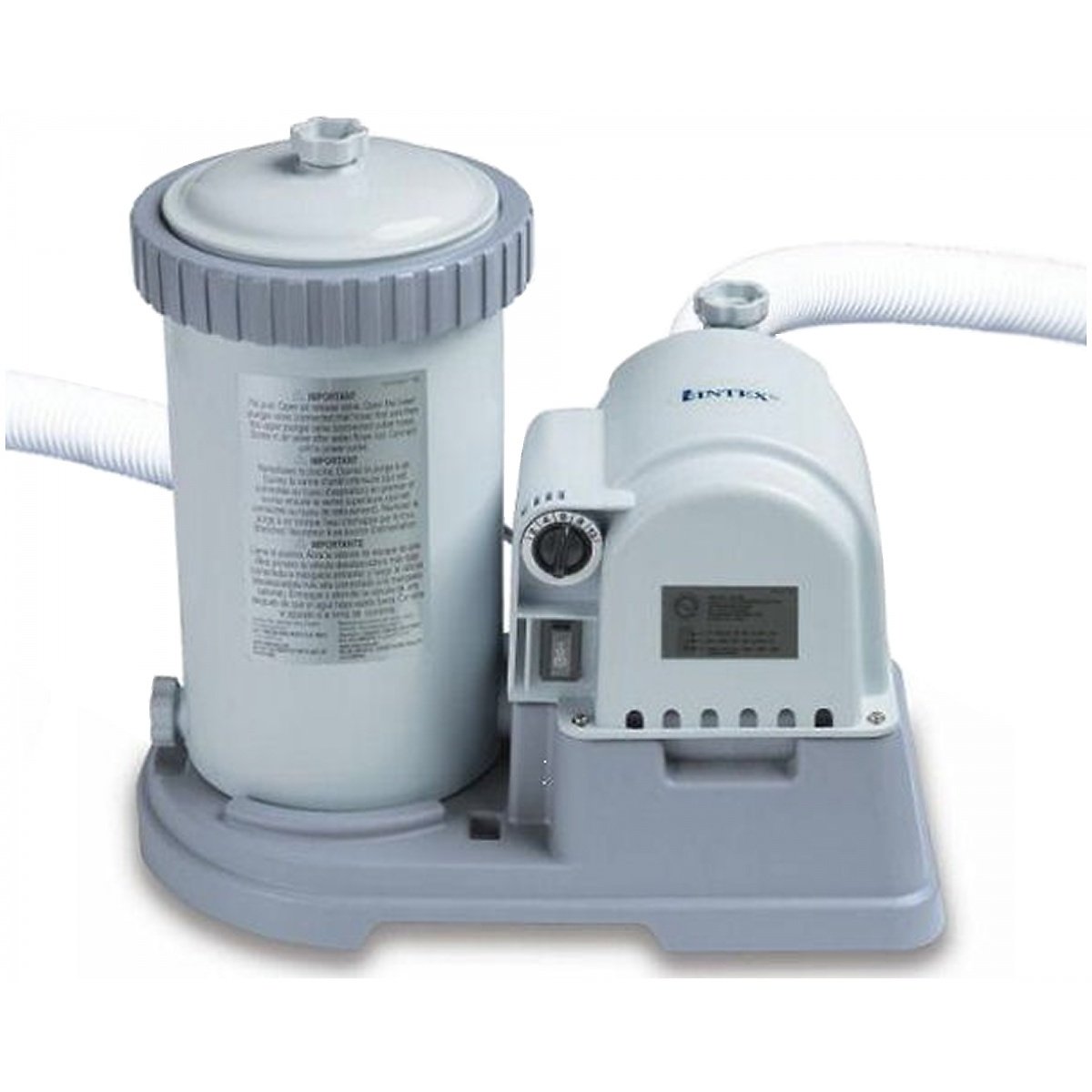 INTEX 2500 GPH Krystal Clear Above Ground Pool Filter Pump with Timer | Model 56633E | Perfect for Backyard Swimming Pools, Spas & Water Filtration Systems