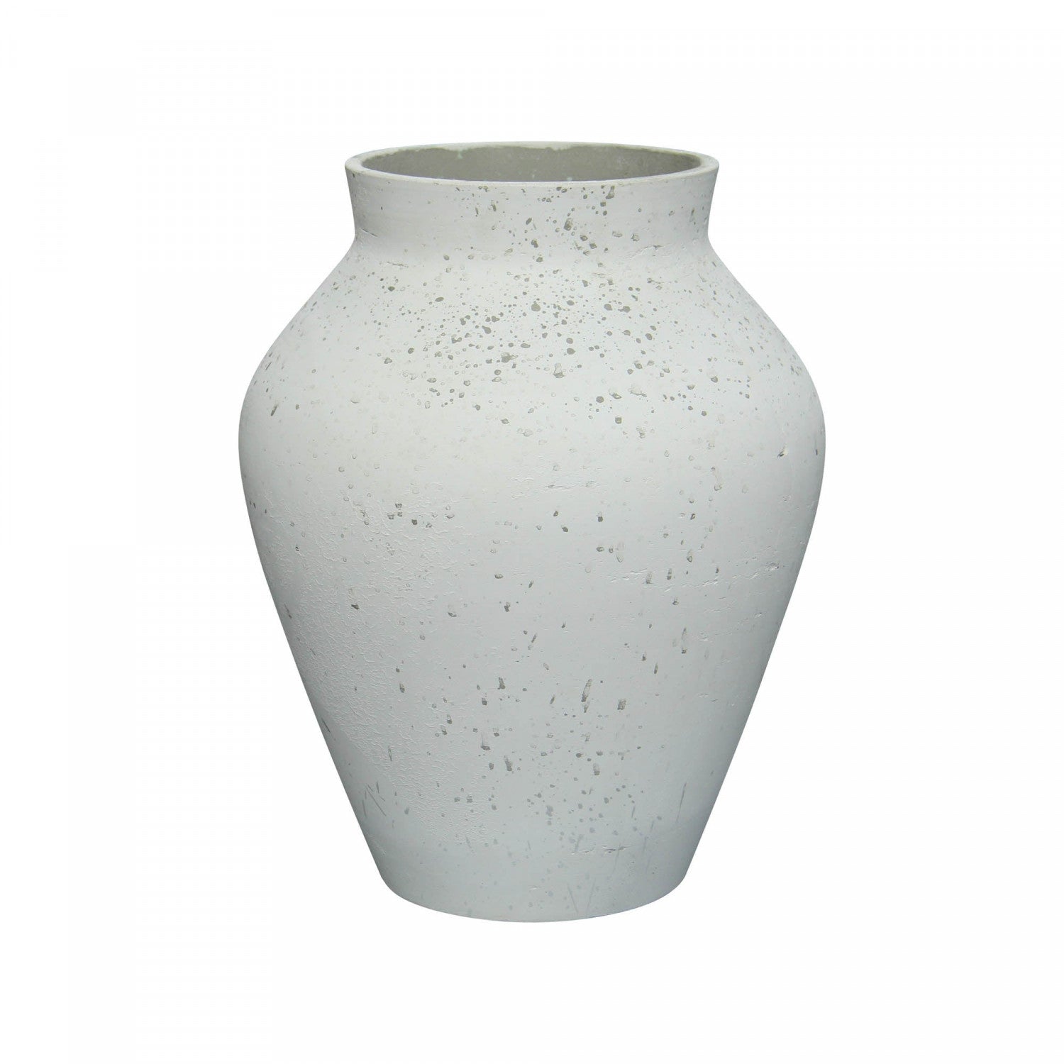 Ashwyck Medium Vase in Antique White - Elegant Home Decor for Living Room, Dining Table & Wedding Centerpieces