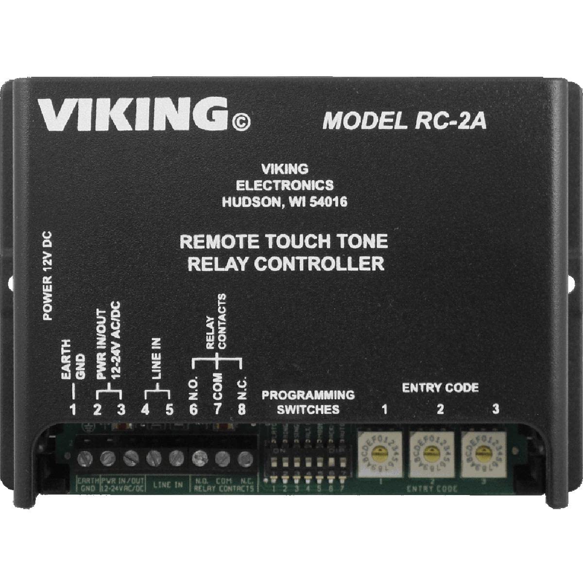 Wireless Remote Touch Tone Controller for TV, DVD, Cable Box - Universal Infrared Remote Control for Home Entertainment Systems