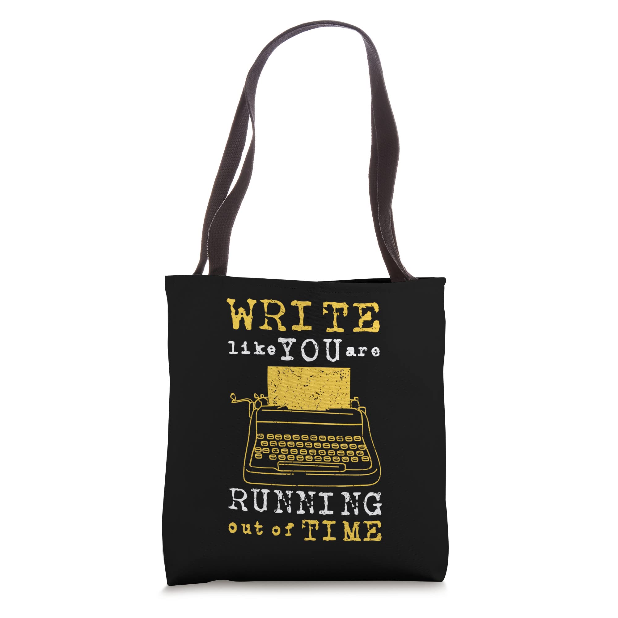 Stylish Author Writer Tote Bag - Durable Canvas Book Lover Gift for Women - Perfect for Book Club, Library, Writing & Work Commute