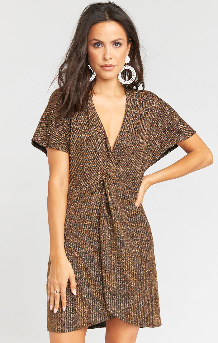 Twisted Mini Dress for Women - Sexy Bodycon Party Dress | Perfect for Night Out, Club, Date Night & Special Occasions