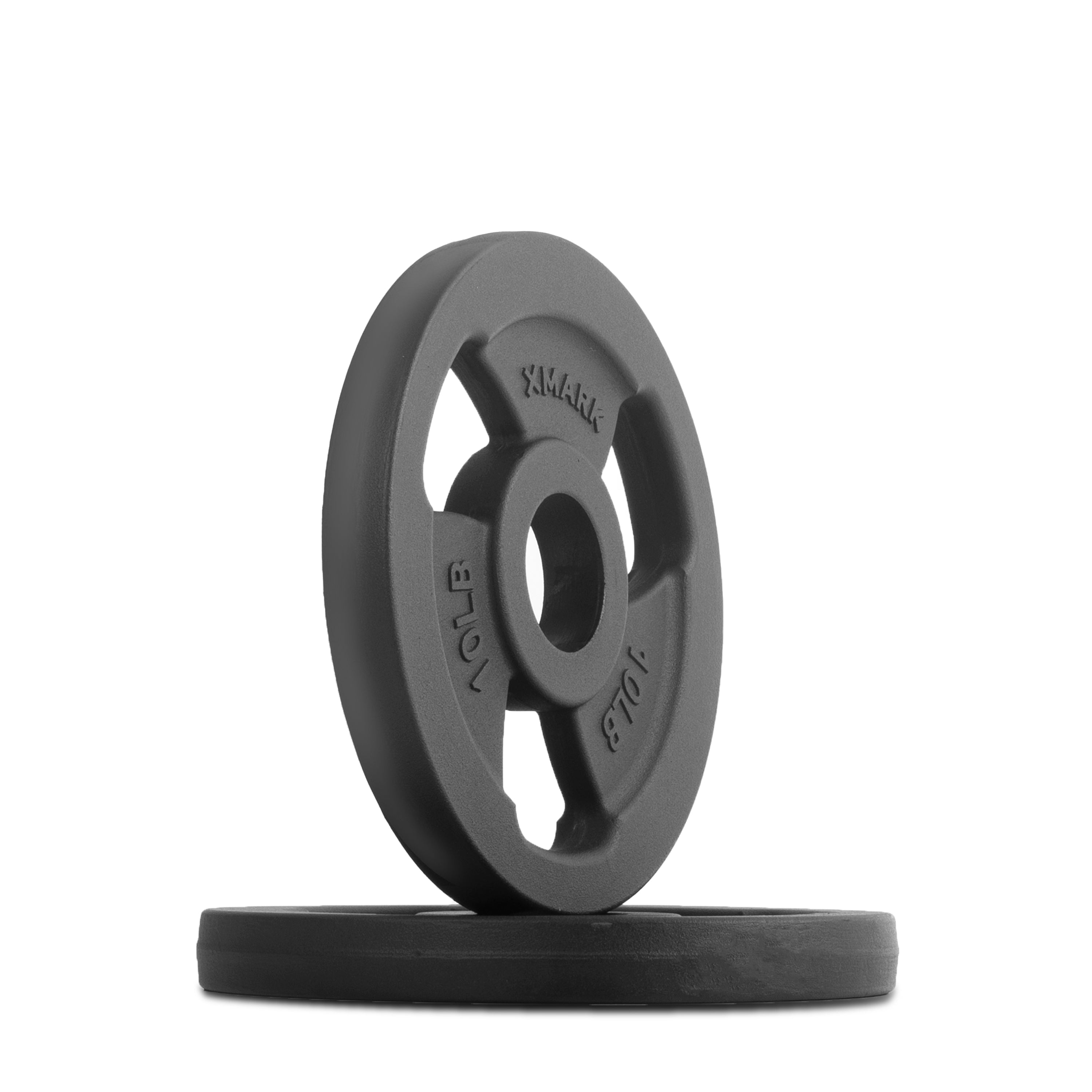 Iron Horse Premium Cast Iron Olympic Weight Plates - 2.5LB to 45LB Pairs & Sets for Home Gym, CrossFit, and Strength Training