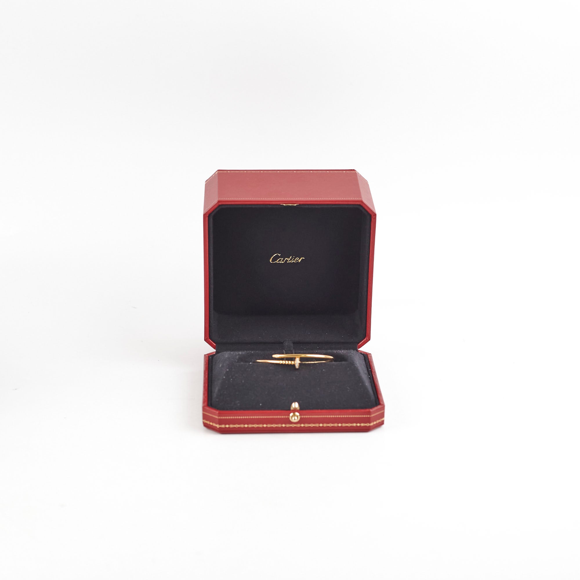 Cartier Juste Un Clou JUC Small Diamond Bracelet in 18K Yellow Gold Size 15 - Luxury Jewelry for Women, Perfect for Gifts, Parties & Special Occasions