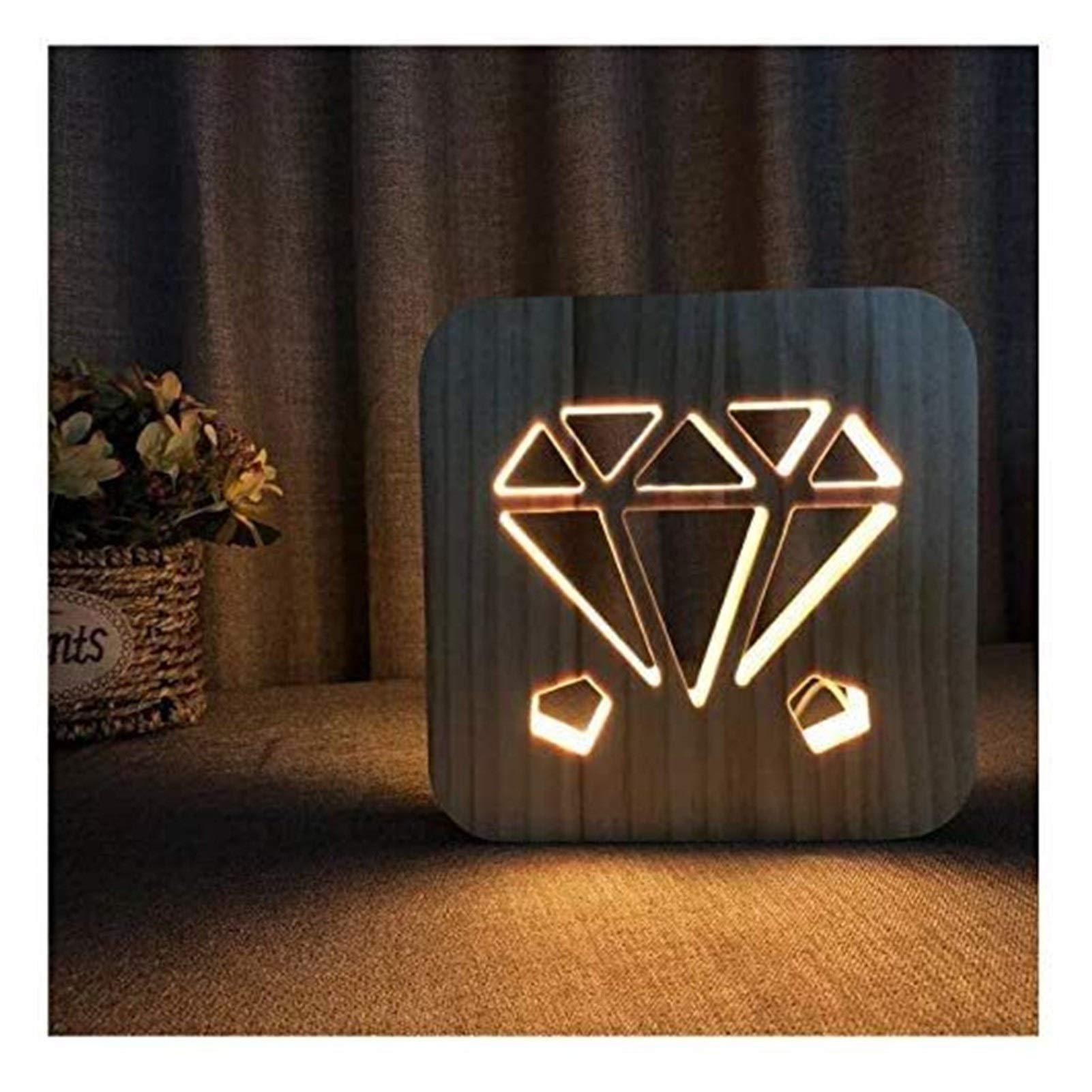 SUCICI Plug-in Night Light - Blue LED Bear Lamp for Kids, Bedside & Study Table Light | Perfect for Bedrooms, Nurseries, and Reading Areas