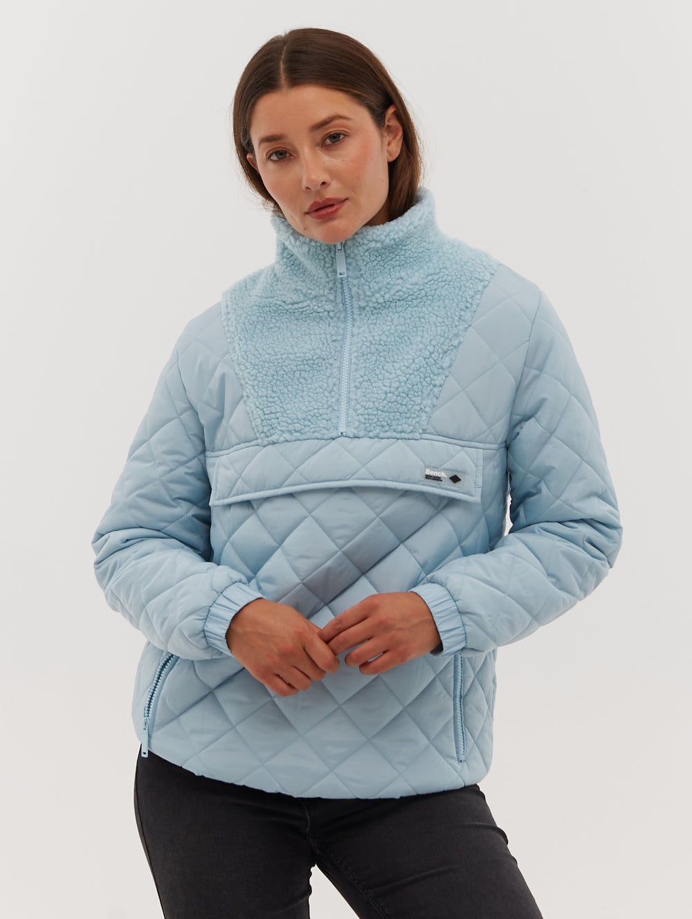Men's Lightweight Quilted Jacket with Quarter Zip - Breathable & Water-Resistant for Outdoor Activities, Hiking, and Casual Wear