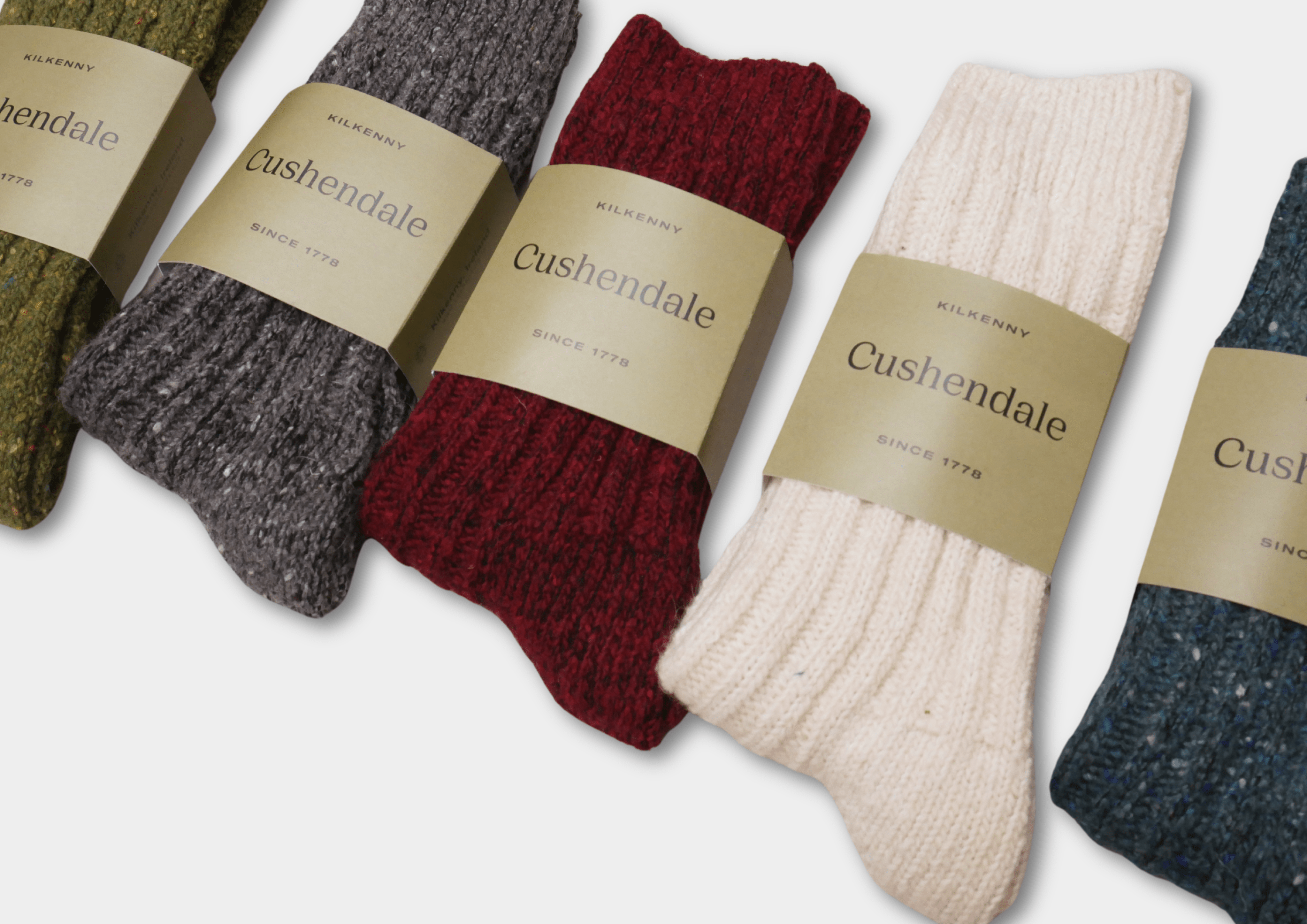 Premium White Wool Socks for Men & Women - Soft Warm Winter Hiking Socks - Cozy Thermal Socks for Outdoor Activities, Camping & Cold Weather
