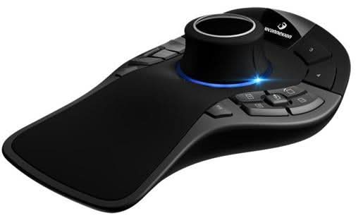 3Dconnexion SpaceMouse Pro Wireless 3D Mouse - USB Ergonomic Design for CAD, 3D Modeling & Graphic Design (Black & Grey) - Perfect for Architects, Engineers & Digital Artists