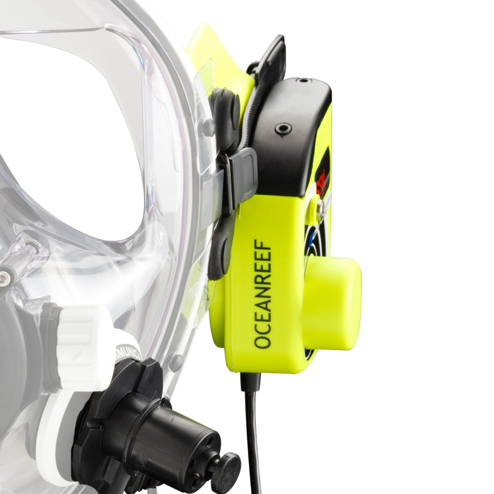 Ocean Reef GSM G.Divers Full Face Mask Communication System - Yellow - Perfect for Underwater Diving, Scuba Training & Professional Marine Exploration