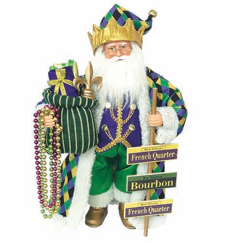 French Quarter 14 Claus - Elegant Christmas Ornament for Holiday Tree Decorations | Perfect for Home, Office & Festive Party Decor